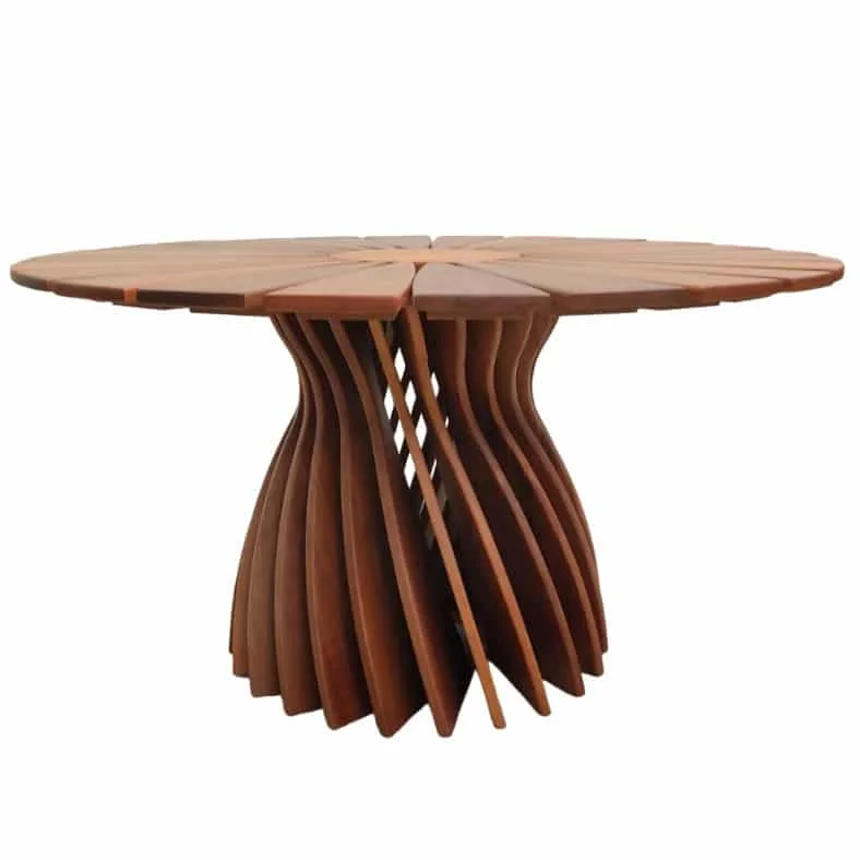 Mesa de Jantar Sete Mares em Pétalas
